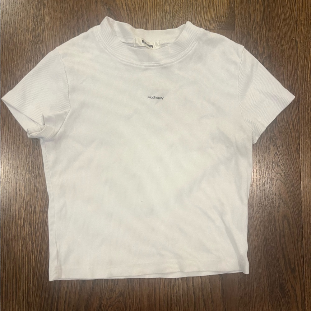Madhappy White Short Sleeve Tee